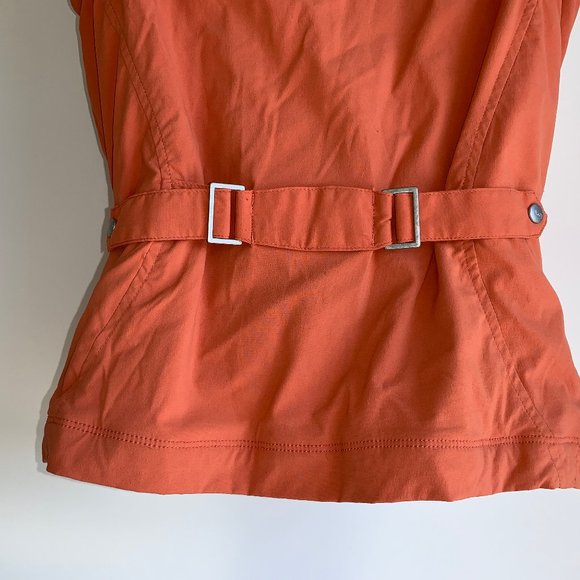 Lucy Travel Ready Vest Fleece Lined Size Medium Orange - Picture 5 of 9
